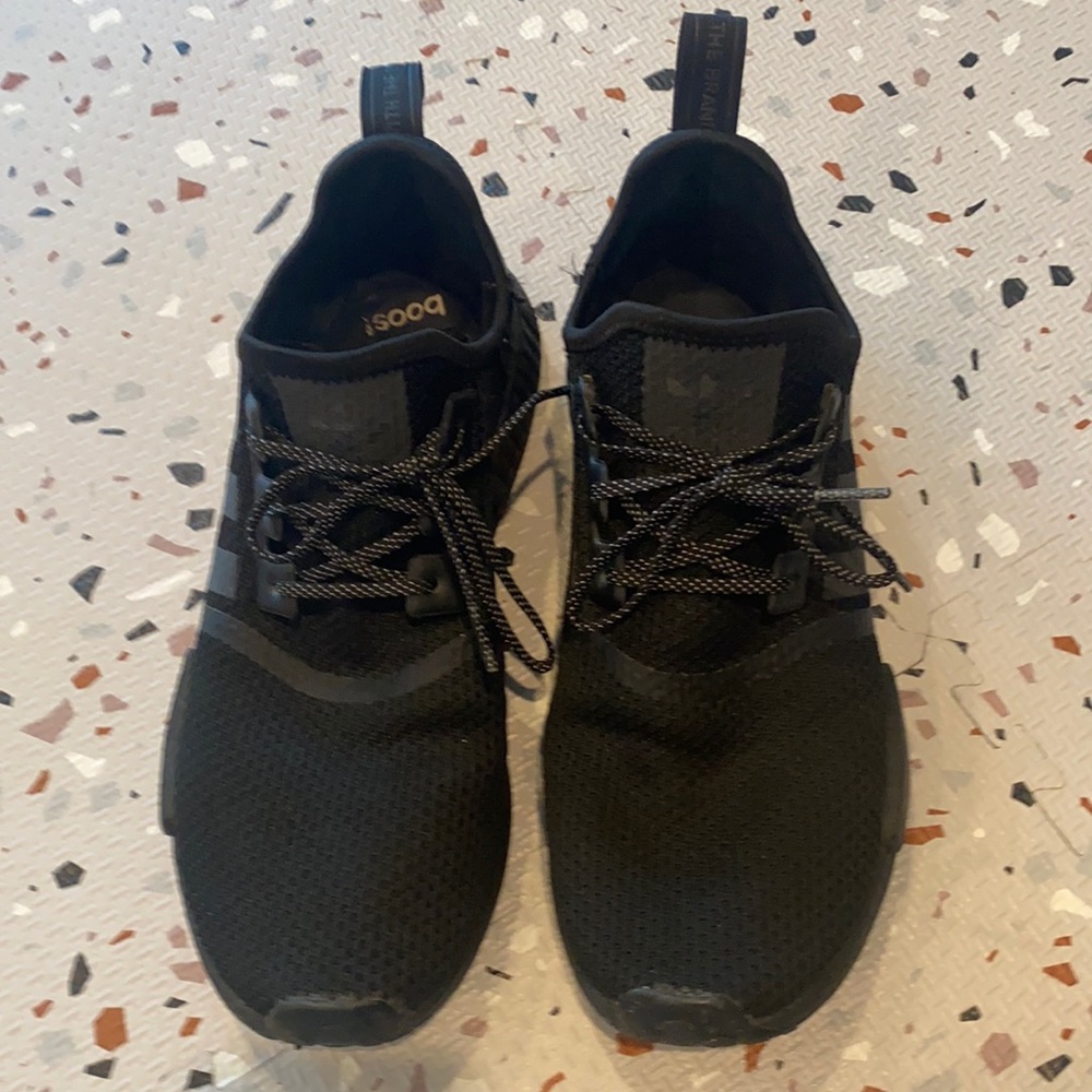 Adidas NMD-R1 all black sneakers. Size 11 men’s